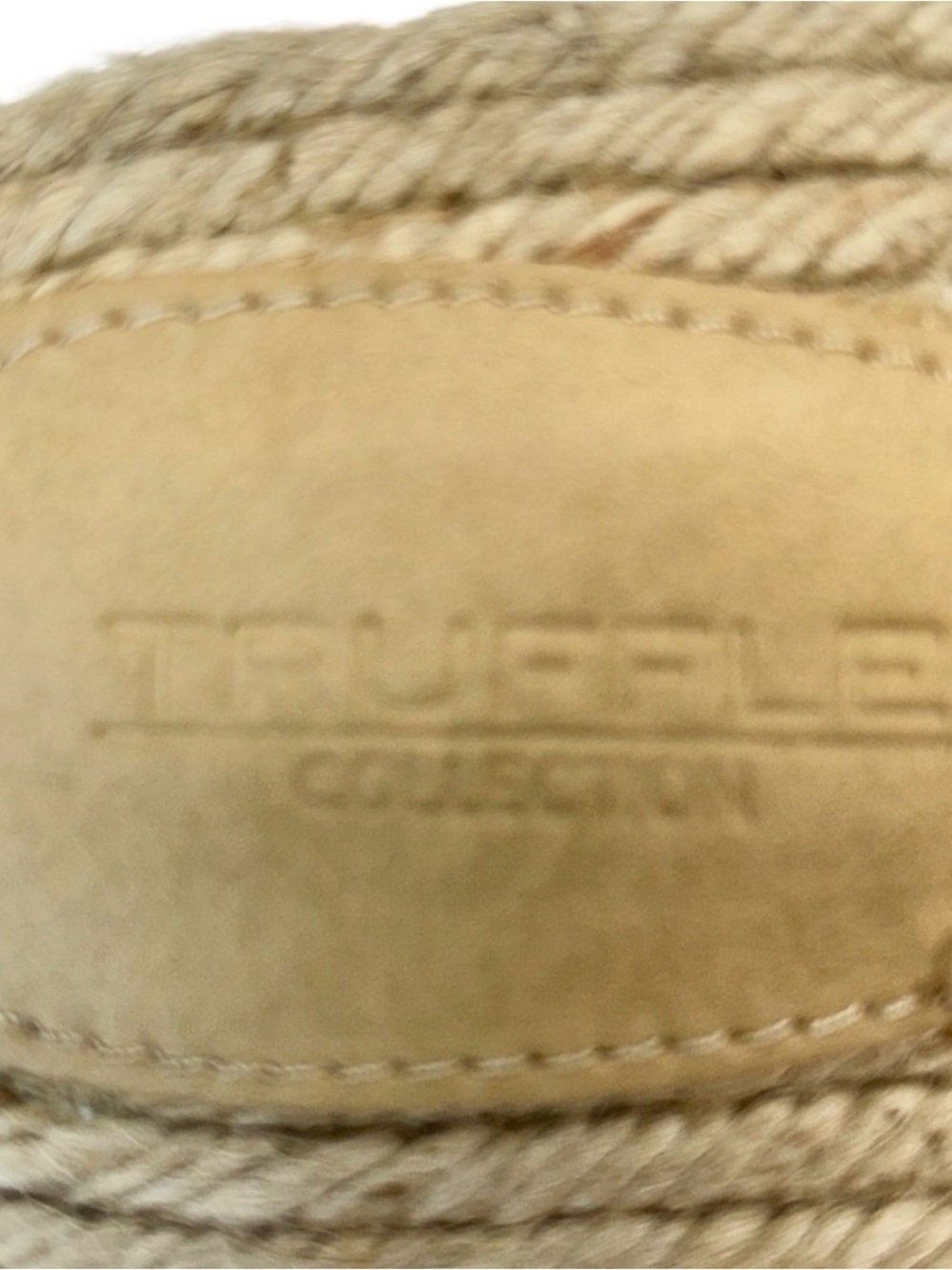 Truffle Collection Rope Toe Loop Flat Sandals Color Natural - Size 7 - Picture 6 of 7